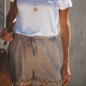 ⚡️ 3/$15 ⚡️ VICI Sleepy Beauty Satin Lace Shorts